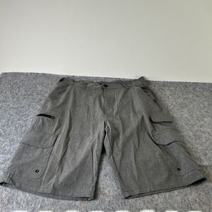 Iron Co Cargo Shorts Men’s Size‎ 32 Heathered Gray Outdoor Hiking Camping Cool